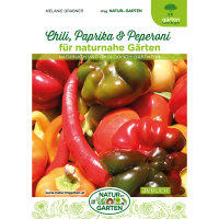 Chili, Paprika und Peperoni für naturnahe Gärten